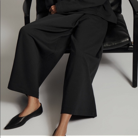 NWT COS  M Wrap Pants Organic Cotton Black - Picture 4 of 10